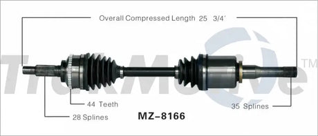 MZ-8166 CV Axle Shaft