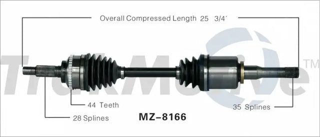 MZ-8166 CV Axle Shaft
