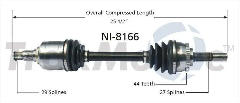 NI-8166 CV Axle Shaft