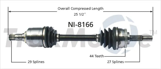 NI-8166 CV Axle Shaft