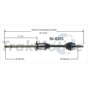 NI-8205 CV Axle Shaft