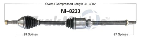 NI-8233 CV Axle Shaft