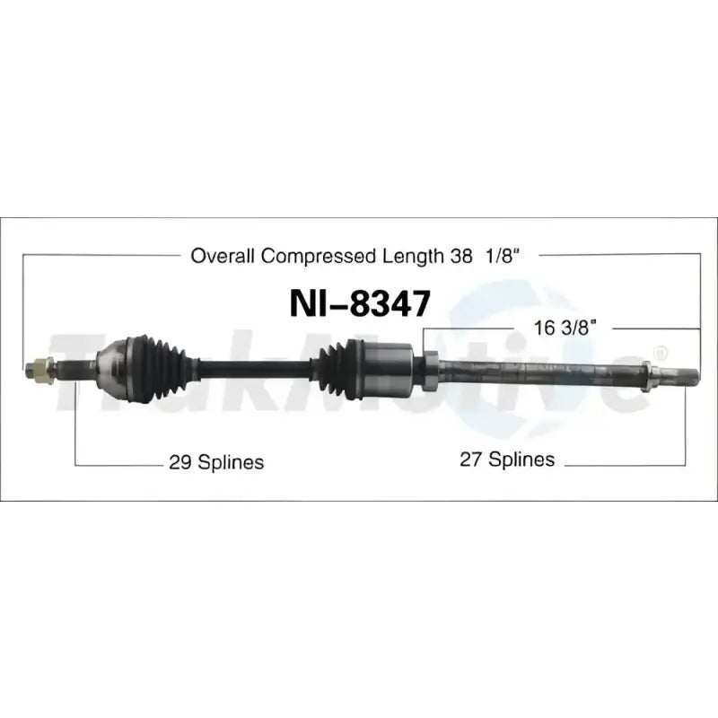 NI-8347 CV Axle Shaft