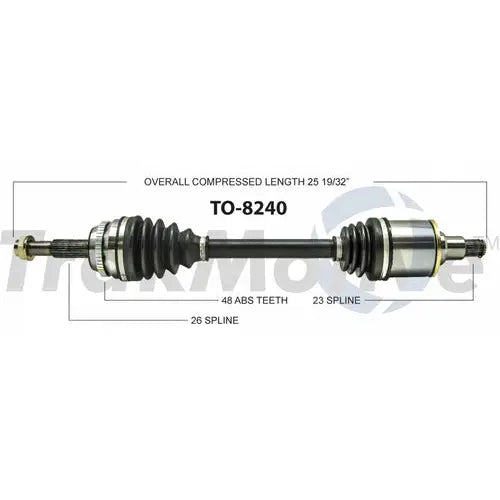 Trakmotive TO-8240 - New CV Axle