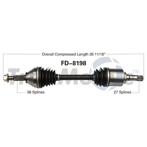 Trakmotive FD-8198 - New CV Axle
