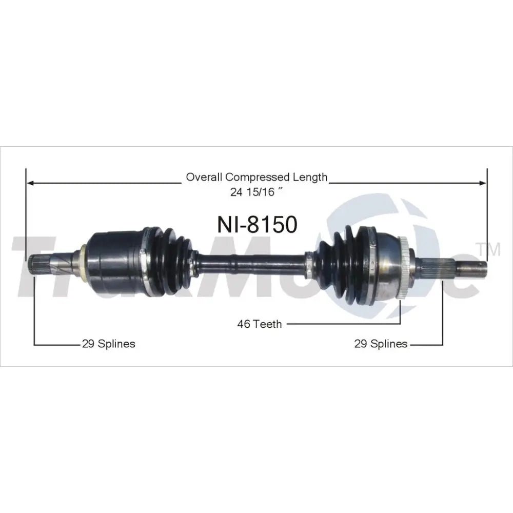 Trakmotive NI-8150 - New CV Axle