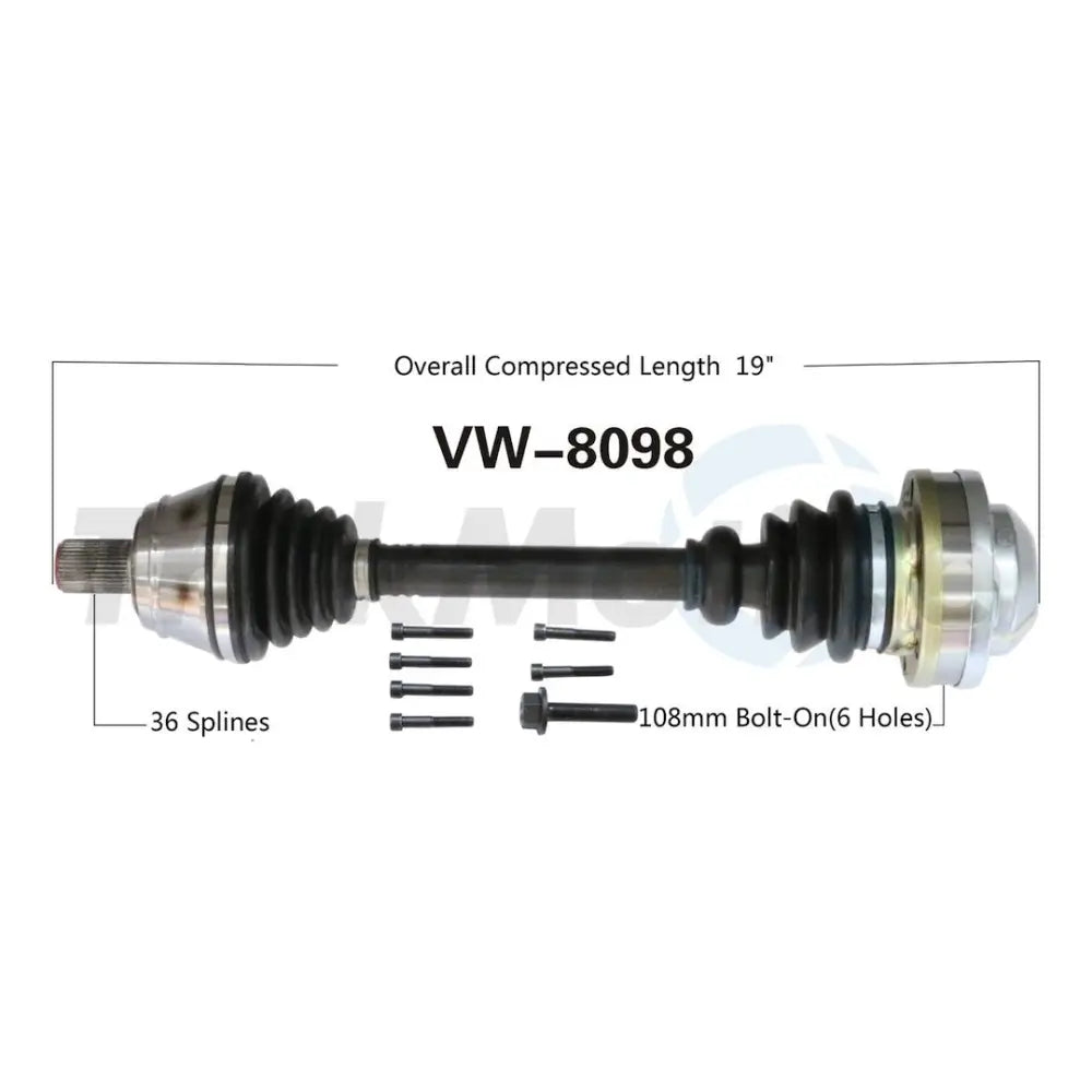 Trakmotive VW-8098 - New CV Axle