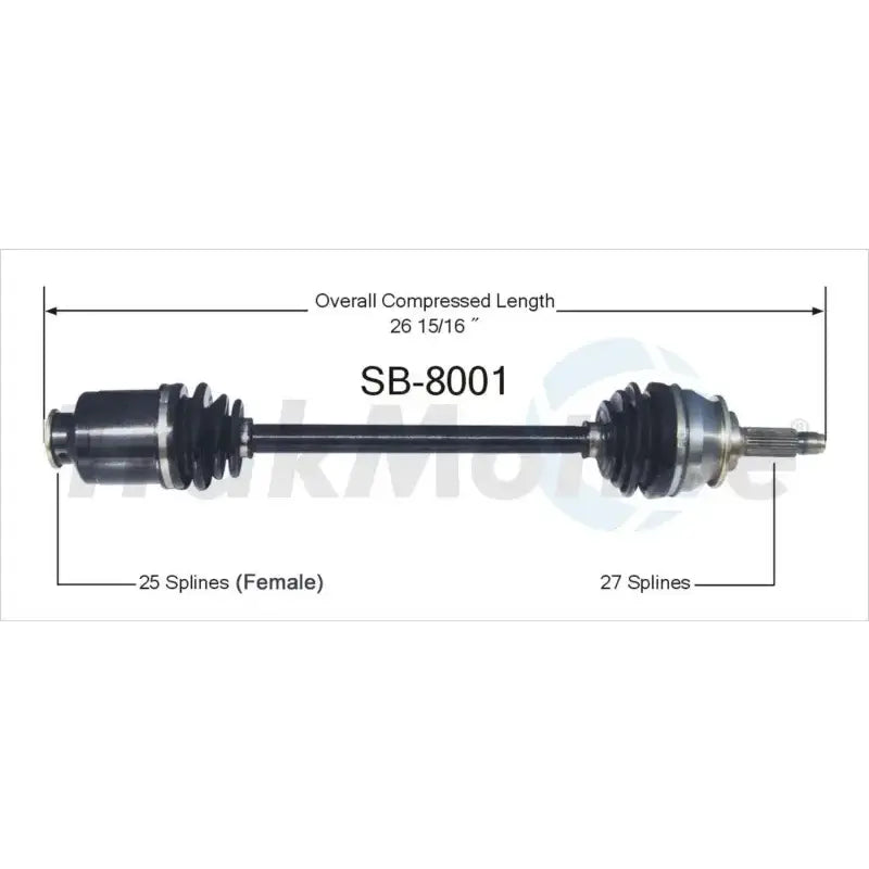 SB-8001 CV Axle Shaft