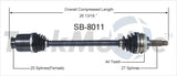 SB-8011 CV Axle Shaft