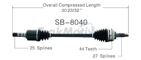 SB-8040 CV Axle Shaft
