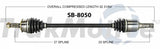 SB-8050 CV Axle Shaft