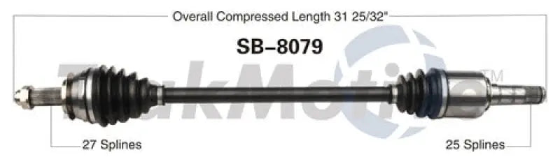 SB-8079 CV Axle Shaft