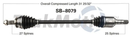 SB-8079 CV Axle Shaft