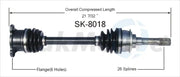 SK-8018 CV Axle Shaft