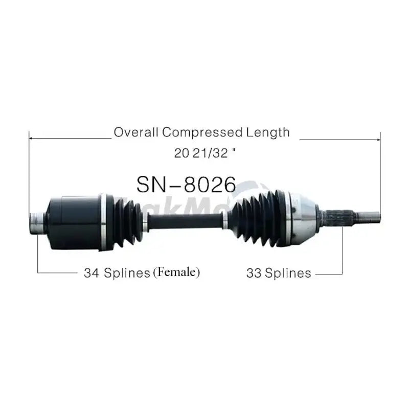 SN-8026 CV Axle Shaft