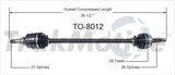 TO-8012 CV Axle Shaft