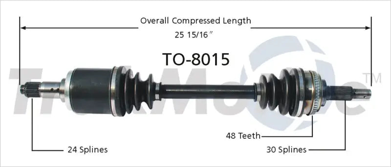 TO-8015 CV Axle Shaft