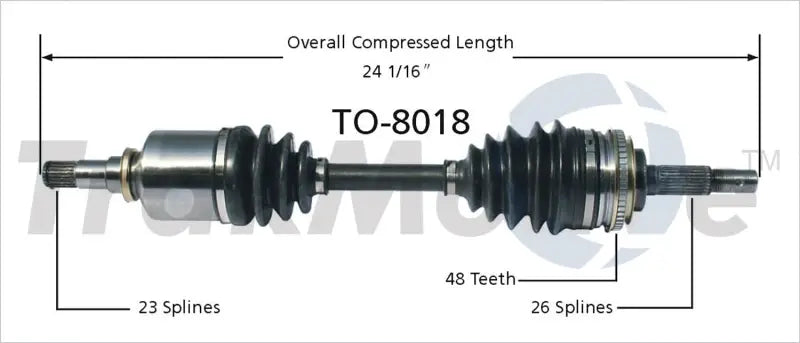 TO-8018 CV Axle Shaft