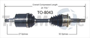 TO-8043 CV Axle Shaft