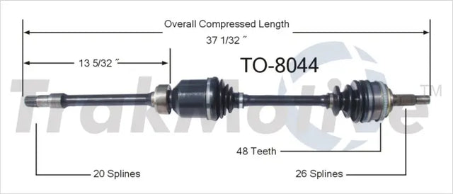 TO-8044 CV Axle Shaft