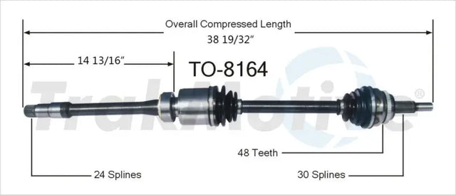 TO-8164 CV Axle Shaft