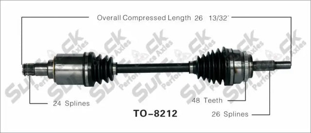 TO-8212 CV Axle Shaft