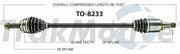 TO-8233 CV Axle Shaft