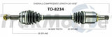 TO-8234 CV Axle Shaft