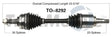 TO-8292 CV Axle Shaft