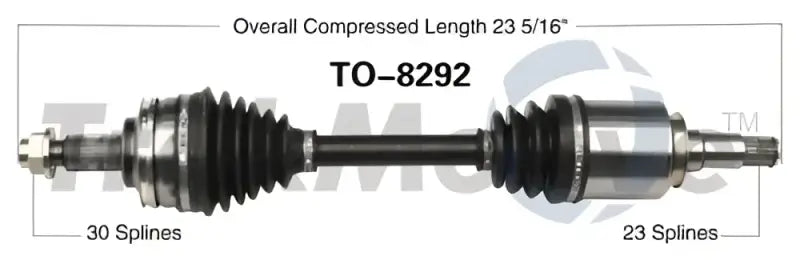 TO-8292 CV Axle Shaft