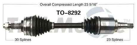 TO-8292 CV Axle Shaft