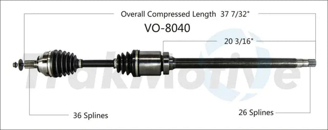 VO-8040 CV Axle Shaft