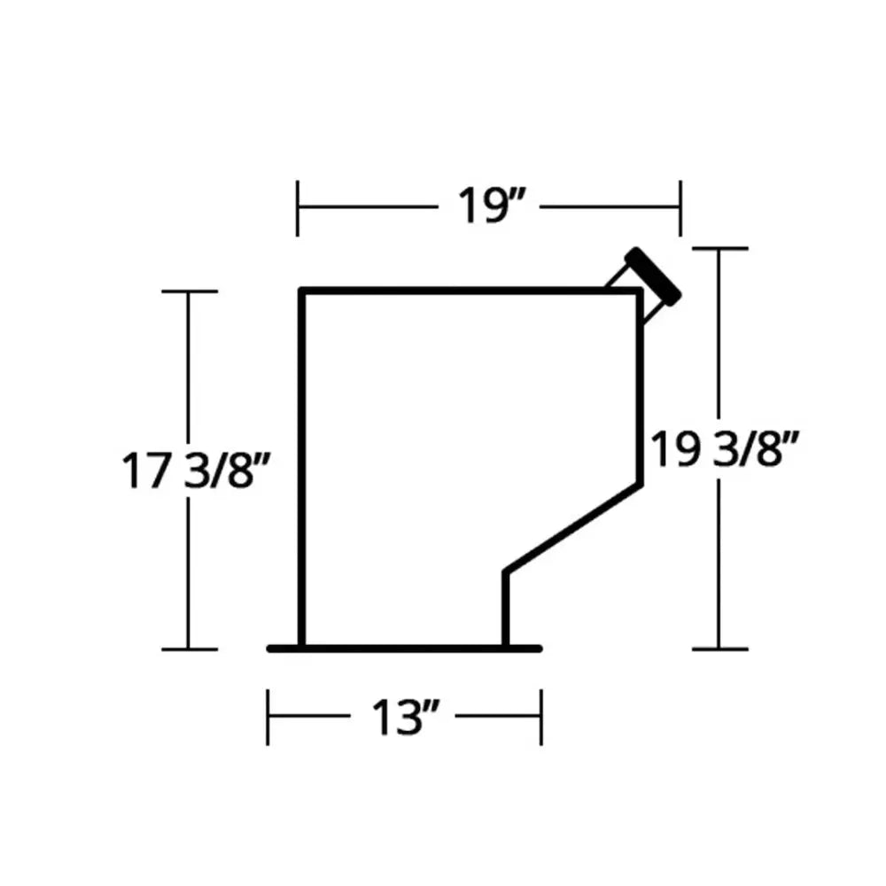 Transfer FLW Baffled To Prevent Fuel Sloshing Auxiliary Fuel Tank 0800116637 - 40-GAL Aux Trax3 System