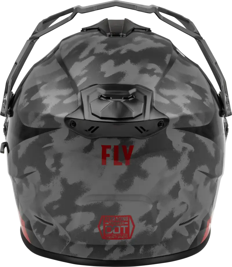 Trekker Pulse Helmet Black Camo/Red 2x - RV and Auto Parts