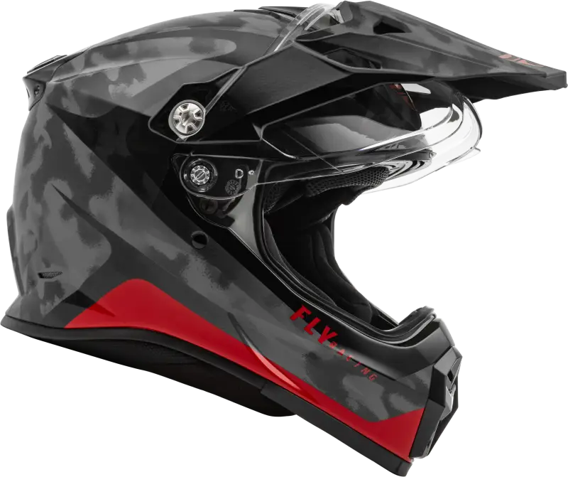 Trekker Pulse Helmet Black Camo/Red Sm - RV and Auto Parts