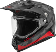 FLY RACING Trekker Pulse Helmet Black Camo/Red Sm
