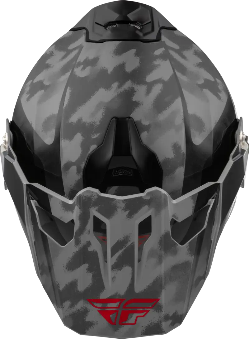 Trekker Pulse Helmet Black Camo/Red Sm - RV and Auto Parts