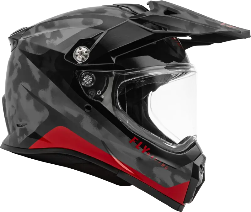 Trekker Pulse Helmet Black Camo/Red Xs - RV and Auto Parts