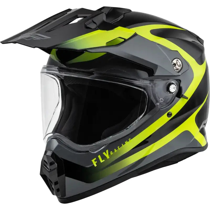 FLY RACING Trekker Pulse Helmet Black/Hi Vis Md