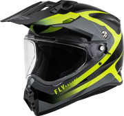 FLY RACING Trekker Pulse Helmet Black/Hi Vis Sm