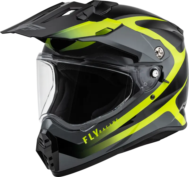 FLY RACING Trekker Pulse Helmet Black/Hi Vis Sm