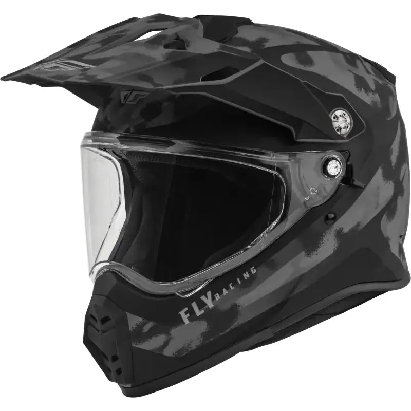 FLY RACING Trekker Pulse Helmet Matte Grey/Black Camo Sm