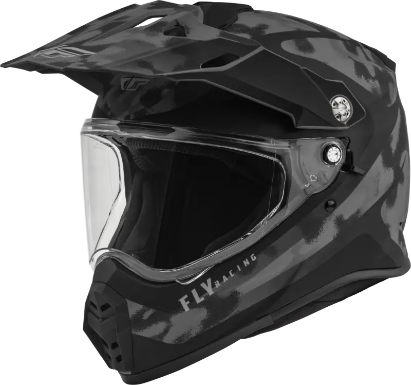 FLY RACING Trekker Pulse Helmet Matte Grey/Black Camo Sm