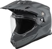 FLY RACING Trekker Solid Helmet Grey Xs