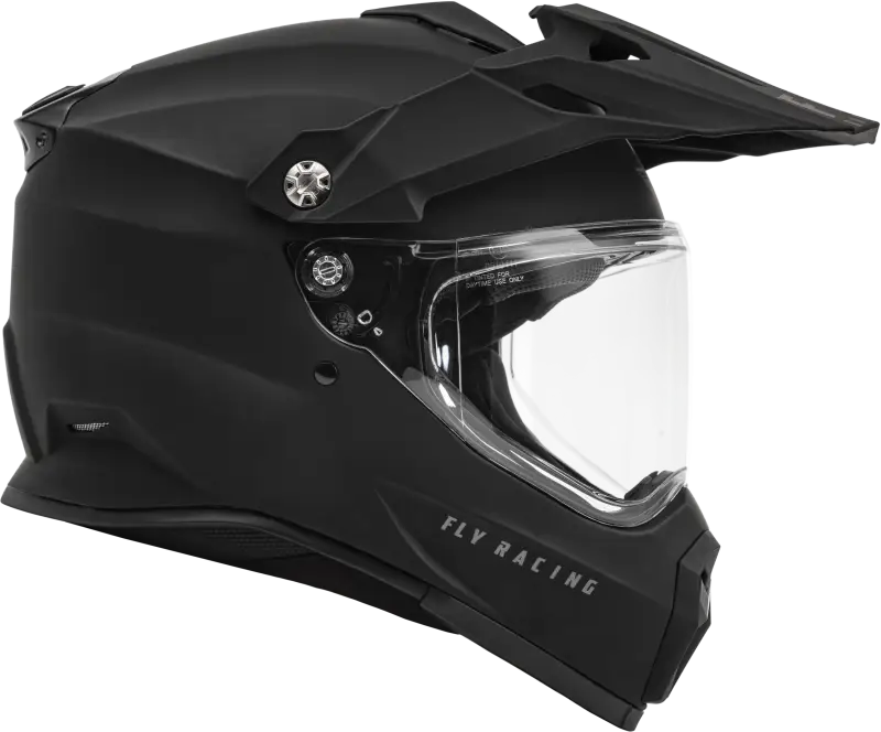Trekker Solid Helmet Matte Black 2x - RV and Auto Parts