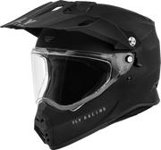 FLY RACING Trekker Solid Helmet Matte Black Sm