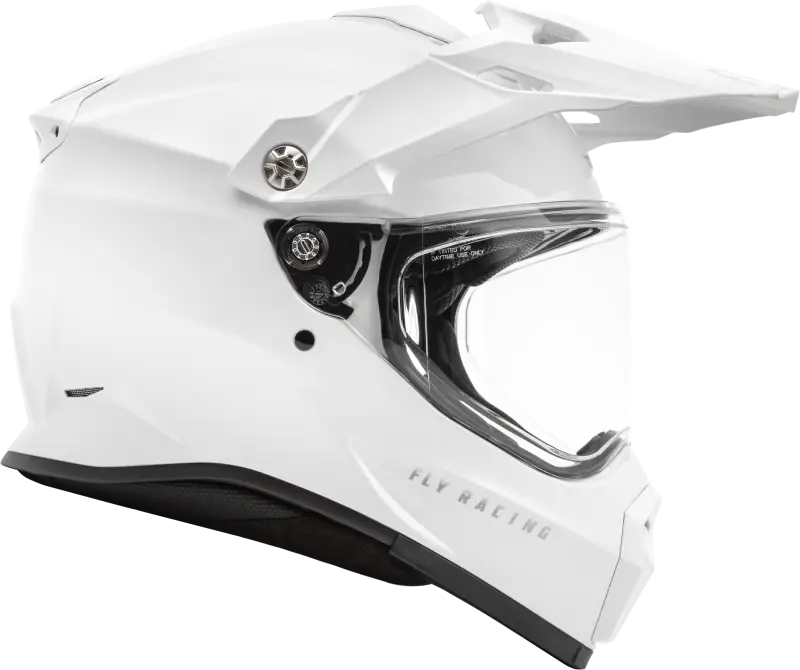 Trekker Solid Helmet White Sm