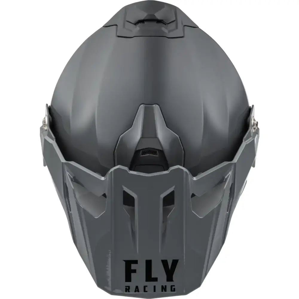 Trekker Solid Helmet Grey Lg - FLY RACING