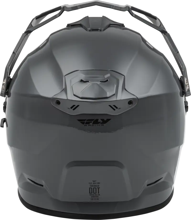 Trekker Solid Helmet Grey Lg - FLY RACING