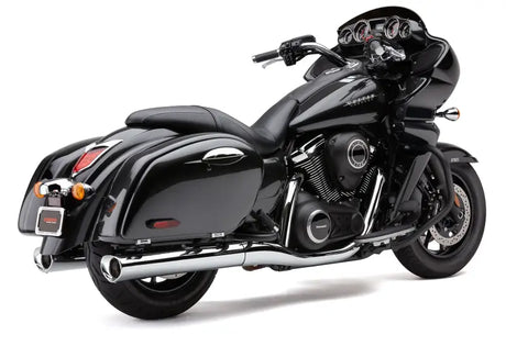 Tri Flo Slip On Chrome Kaw Voyager/Vaquero - COBRA